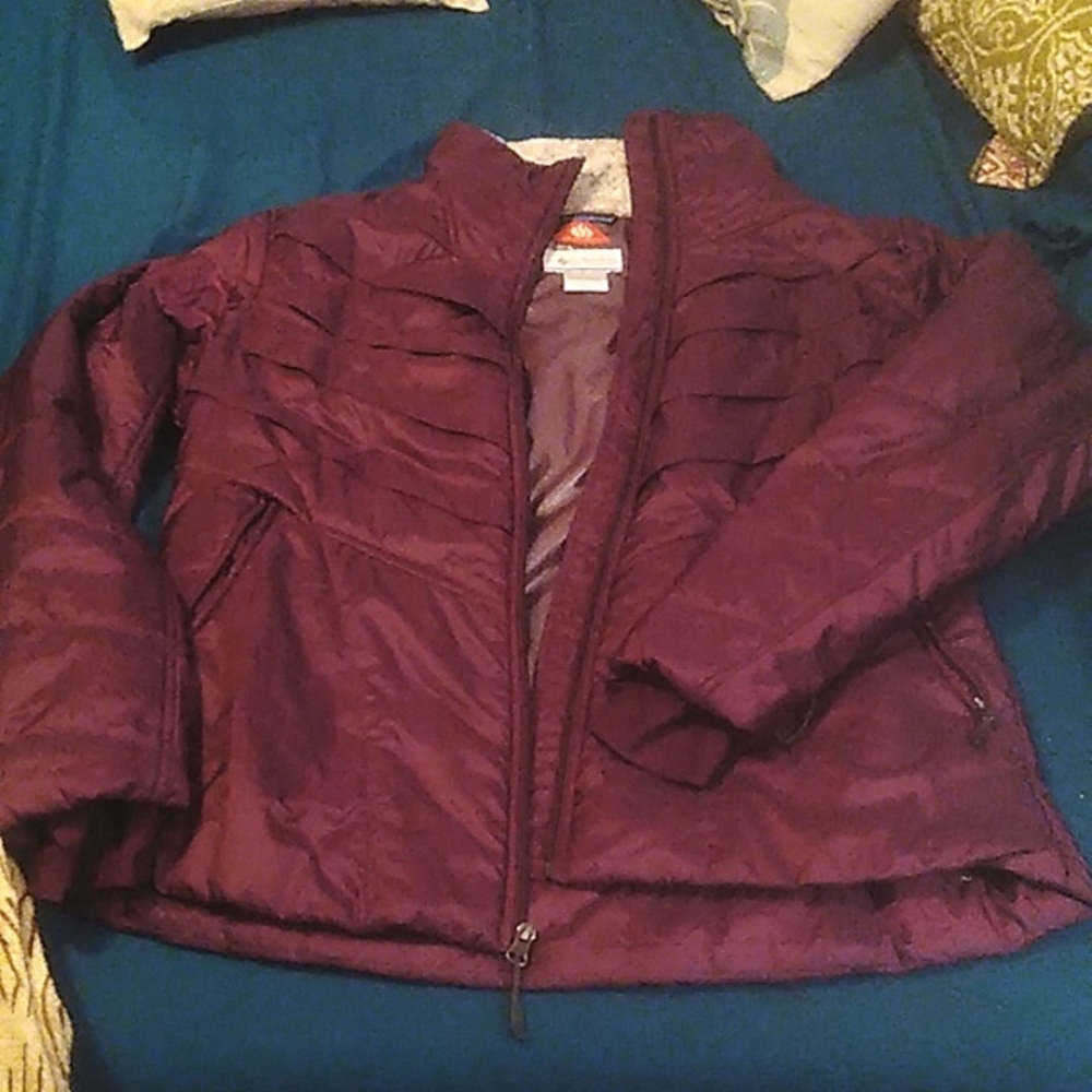 Columbia Frostfecta Jacket, Burgundy, Size XL